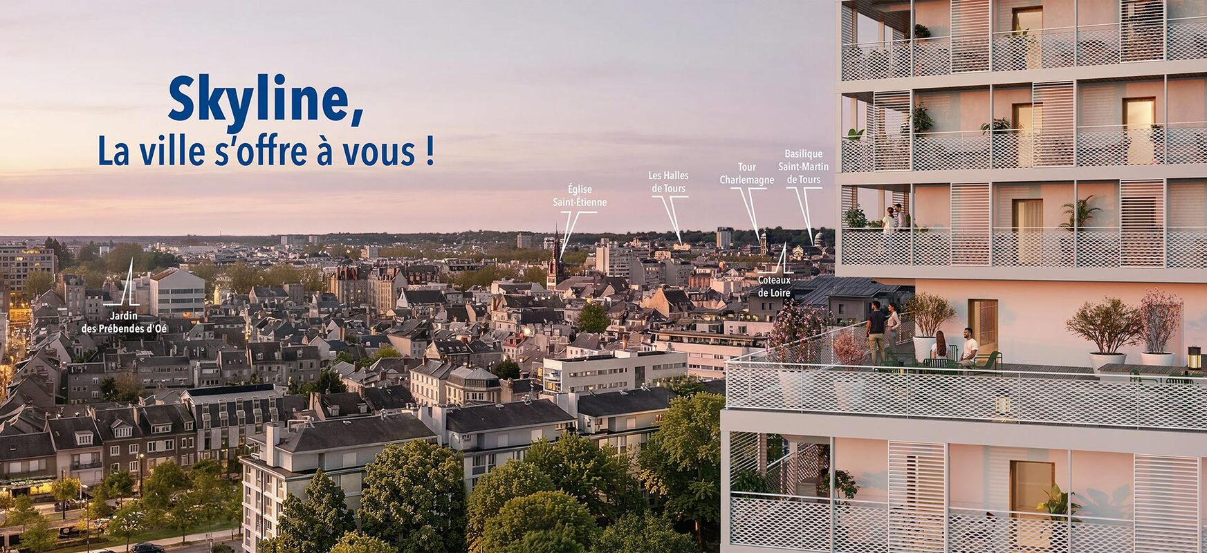 Skyline à Tours